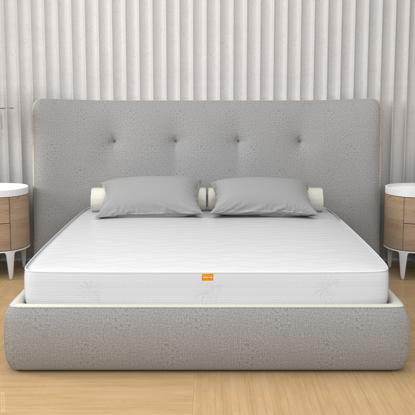 Colchón para sofá cama, 10 cm de altura - Espuma HR, Revestimiento áloe | Plus H10