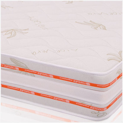 Colchón de Espuma Viscoelástica, altura 25 cm - Revestimiento en áloe Vera | Top H25
